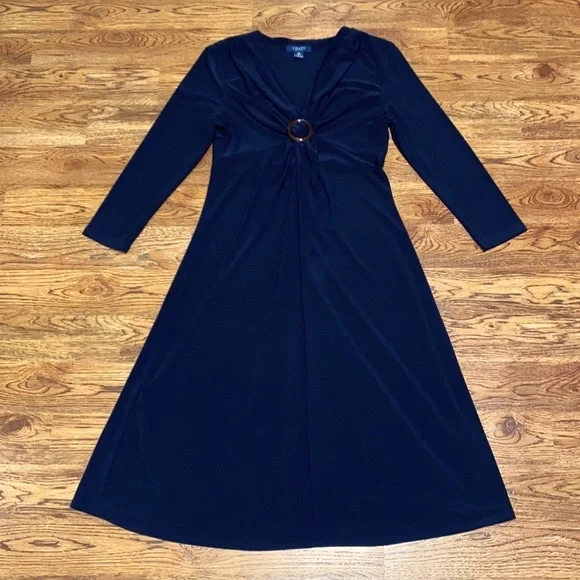 chaps navy blue dress Decent Scoop A-line Royal Blue Beaded Sleeveless Prom Dresses online, MP368   Musebridals